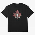 Interwoven Maple Leaf Canada Soccer 2026 T-Shirt_83135197 Oversized T-Shirt Show Match Day Excitement for FIFA World Cup 2026 USA Canada Mexico Spirit, Built around England, Messi, Sports Nostalgia, International Competition, Famous Players and