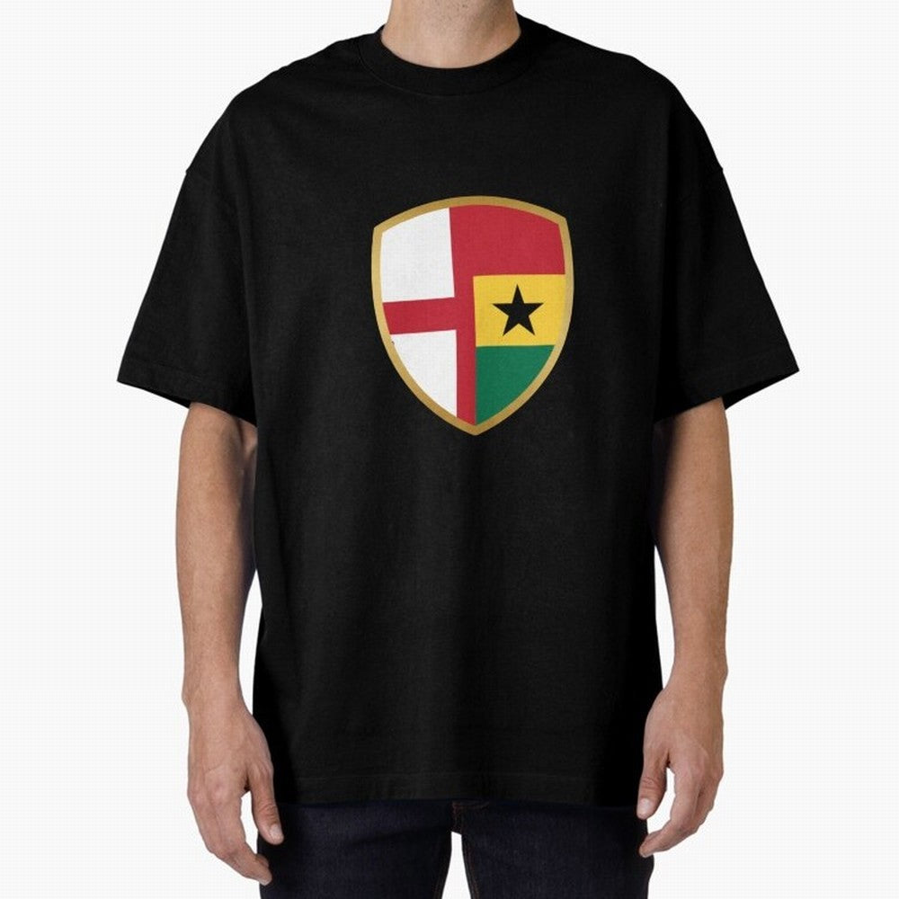 FIFA World Cup - England v Ghana Oversized T-Shirt Show Up for the Glory of Global Football Passion for FIFA World Cup 2026 Group Stage, Connected to Cristiano Ronaldo, Spain and Netherlands, Sports Nostalgia, International Competition, Famous