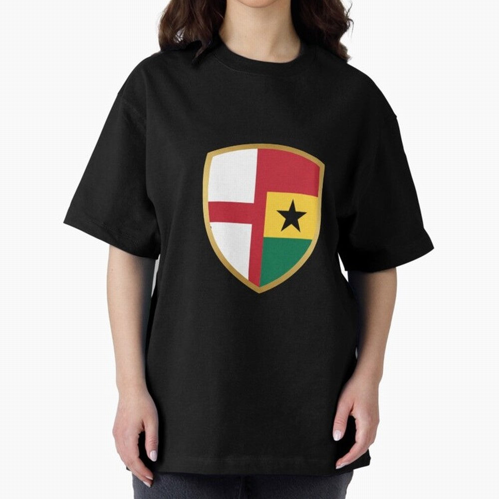 FIFA World Cup - England v Ghana Oversized T-Shirt Show Up for the Glory of Global Football Passion for FIFA World Cup 2026 Group Stage, Connected to Cristiano Ronaldo, Spain and Netherlands, Sports Nostalgia, International Competition, Famous