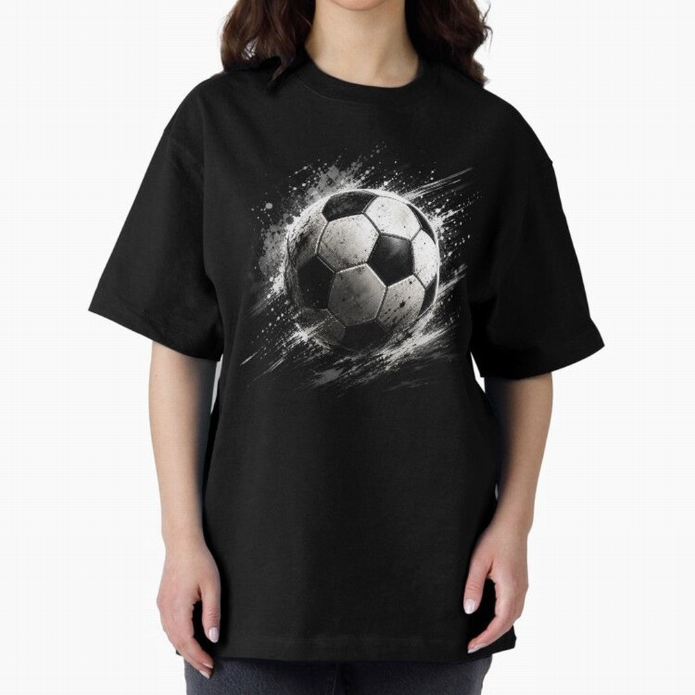Football Oversized T-Shirt Follow Every Goal of FIFA World Cup 2026 USA Canada Mexico for Fans of Haaland and Mbappe and Brazil, Portugal and Argentina, Bringing Classic Soccer Heritage, Championship Pressure, Fan Loyalty and International Pride;