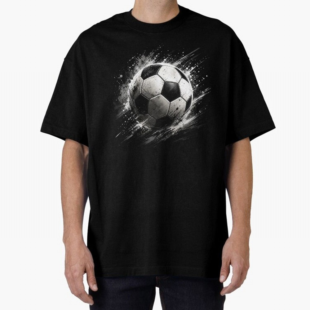 Football Oversized T-Shirt Follow Every Goal of FIFA World Cup 2026 USA Canada Mexico for Fans of Haaland and Mbappe and Brazil, Portugal and Argentina, Bringing Classic Soccer Heritage, Championship Pressure, Fan Loyalty and International Pride;