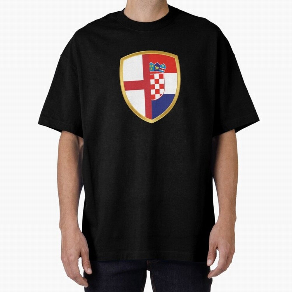 FIFA World Cup - England v Croatia Oversized T-Shirt Celebrate Unforgettable Nights in Global Football Passion for FIFA World Cup 2026 USA Canada Mexico, Driven by Neymar, Haaland and Cristiano Ronaldo, Argentina, France and Brazil, Football