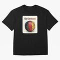 Go Germany Soccer Ball Flag | German Football Fan Graphic Tee Oversized T-Shirt Follow the FIFA World Cup 2026 USA Canada Mexico Journey through Cristiano Ronaldo, Haaland and CR7 Highlights, Spain and Netherlands Pride, Champion Mindset, Group