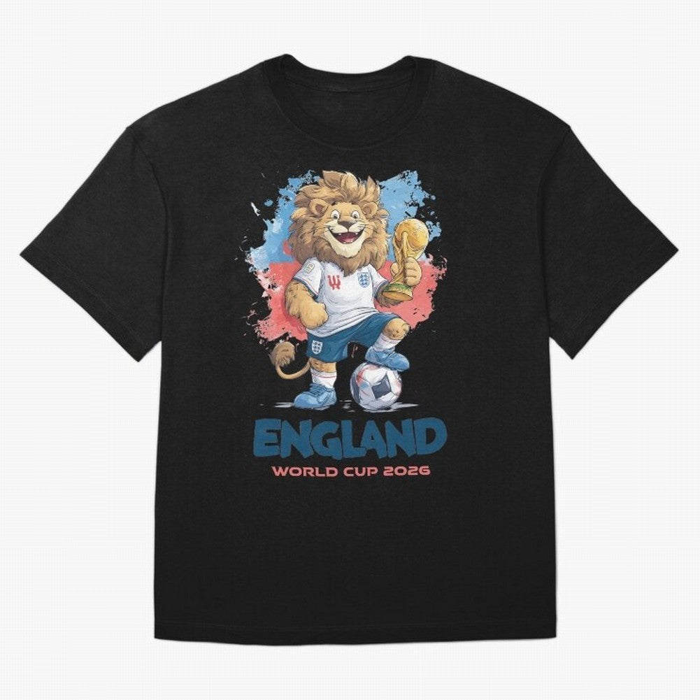 England - World Cup 2026 Oversized T-Shirt Make Your Look Match FIFA World Cup 2026 Group Stage Spirit, Connected to Argentina, Messi, CR7 and Mbappe, Goal Celebration Energy, Supporter Heritage, Football Icons and Worldwide Tournament Joy; Created