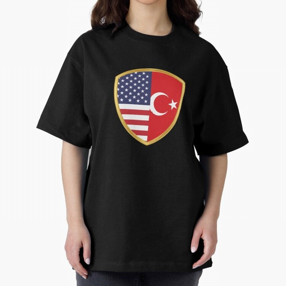FIFA World Cup -USA v Turkiye Oversized T-Shirt Fuel the Hype around FIFA World Cup 2026 for Fans of CR7 and Messi and Spain, Bringing Worldwide Fan Energy, Dramatic Goals, Stadium Lights and Championship Celebrations; Built for Supporters Chasing