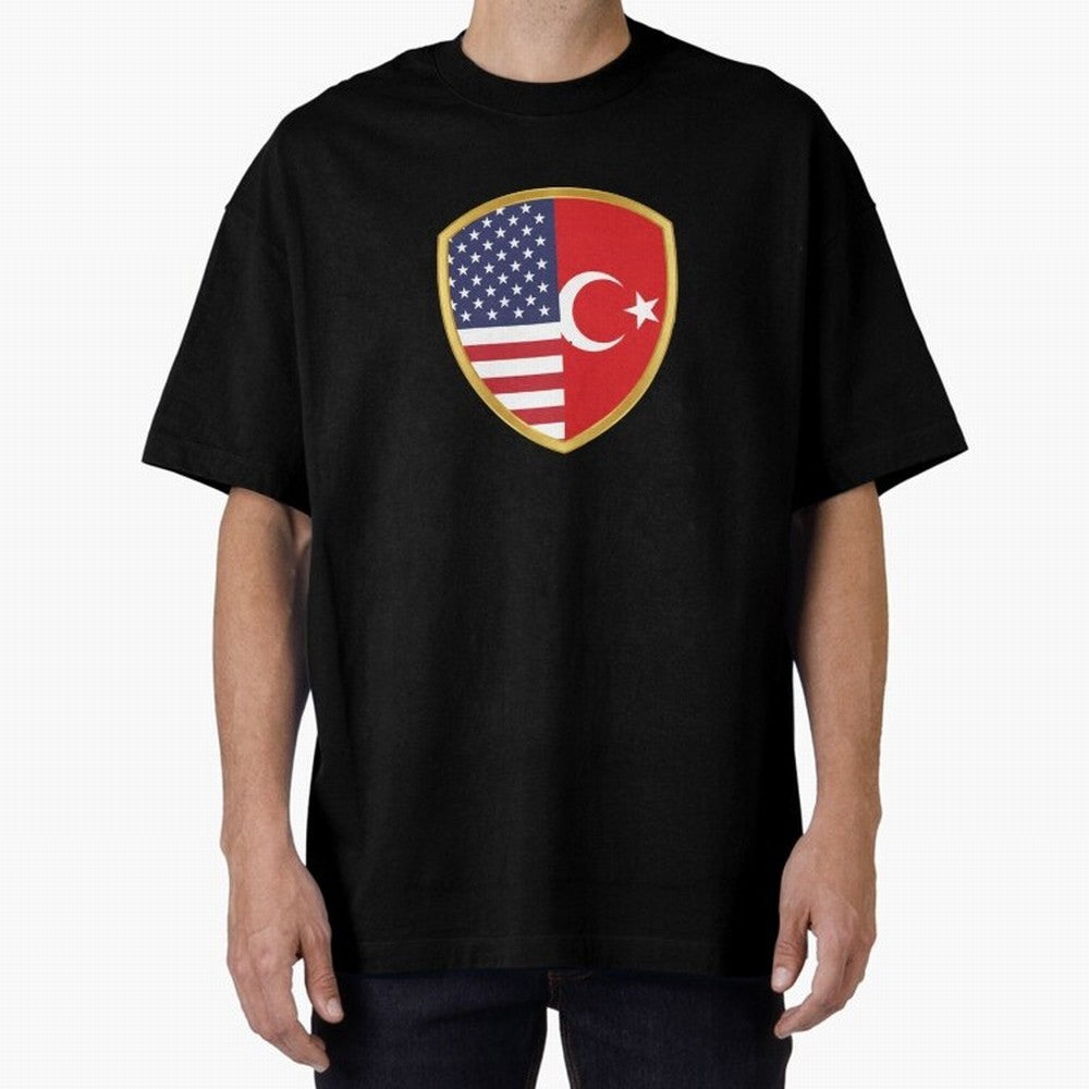 FIFA World Cup -USA v Turkiye Oversized T-Shirt Fuel the Hype around FIFA World Cup 2026 for Fans of CR7 and Messi and Spain, Bringing Worldwide Fan Energy, Dramatic Goals, Stadium Lights and Championship Celebrations; Built for Supporters Chasing