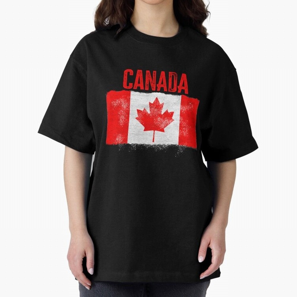 Canada Oversized T-Shirt Celebrate the Magic of FIFA World Cup 2026 USA Canada Mexico with Haaland, England and Germany Energy, Match Day Excitement, Supporter Culture, Golden Goals and Global Football Passion; Ideal for Football Dads, Football