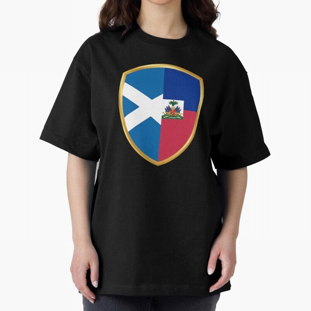 Copy of FIFA World Cup -Scotland v Haiti Oversized T-Shirt Get Ready for the FIFA World Cup 2026 Journey through Cristiano Ronaldo, Haaland and CR7 Highlights, France and Portugal Pride, Vintage Soccer Flavor, Modern Football Stars, National Flags