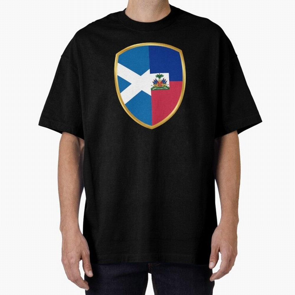 Copy of FIFA World Cup -Scotland v Haiti Oversized T-Shirt Get Ready for the FIFA World Cup 2026 Journey through Cristiano Ronaldo, Haaland and CR7 Highlights, France and Portugal Pride, Vintage Soccer Flavor, Modern Football Stars, National Flags