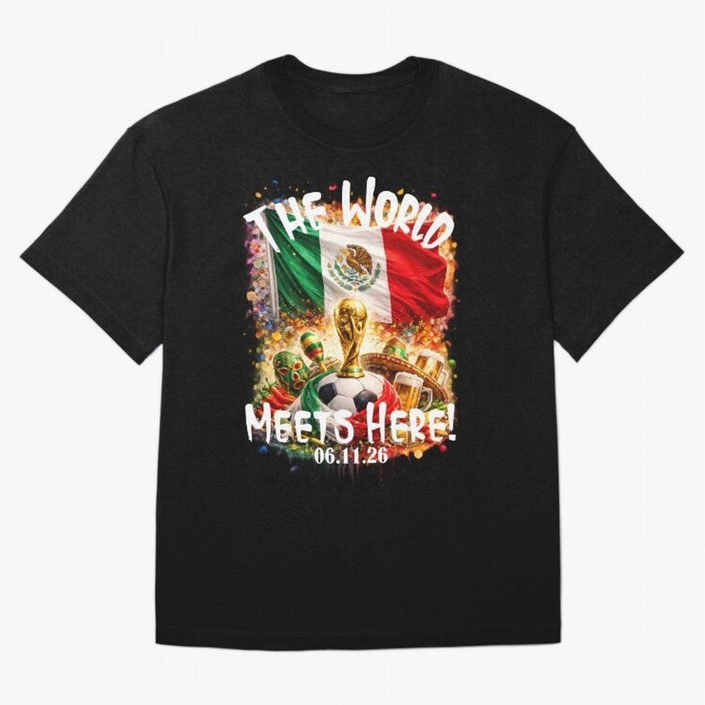 2026 World Cup Oversized T-Shirt Celebrate Soccer Greatness during FIFA World Cup 2026 USA Canada Mexico Spirit, Inspired by England, Messi, CR7 and Mbappe, Stadium Chants, National Pride, Trophy Dreams and Unforgettable Football Memories; Perfect