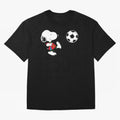 SNOOPY Football - FIFA World Cup 2026 Oversized T-Shirt Fuel Global Football Passion for FIFA World Cup 2026 Group Stage, Filled with CR7 and Messi, Brazil, Portugal and Argentina, Worldwide Fan Energy, Dramatic Goals, Stadium Lights and