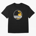 Golden Green Kangaroo Emblem Go Australia 2026 Supporter Design T-Shirt_83662099 Oversized T-Shirt Carry the Colors and Pride of FIFA World Cup 2026 Group Stage Spirit, Driven by Portugal, Spain and Germany, Mbappe, Football Festival Excitement,