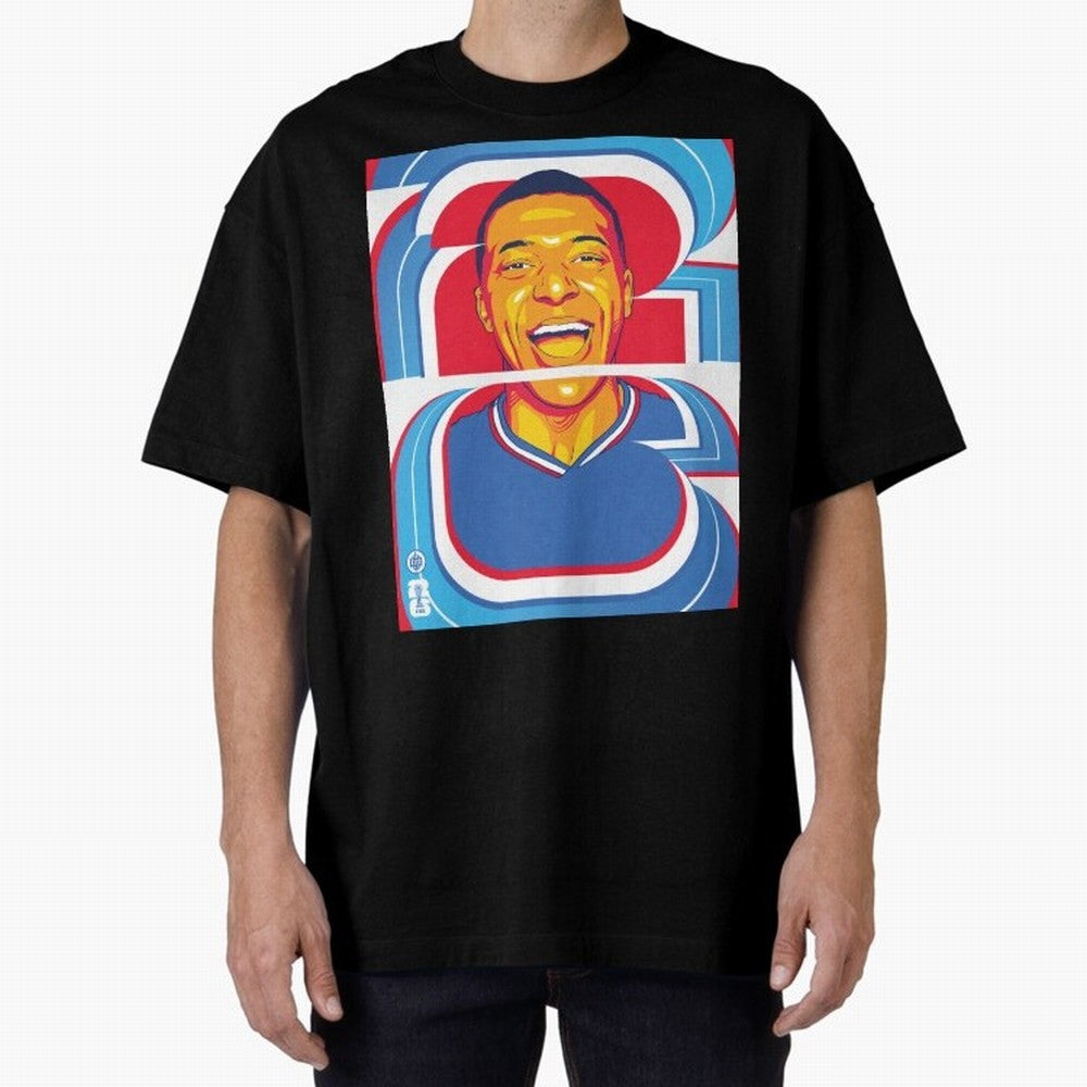 World Cup 2026 Soccer Celebration: United Football Fan Art Oversized T-Shirt Bring Retro Soccer Energy to FIFA World Cup 2026 Group Stage for Fans of Mbappe and Neymar and Portugal, Spain and Germany, Bringing Soccer Culture, Superstar Moments,