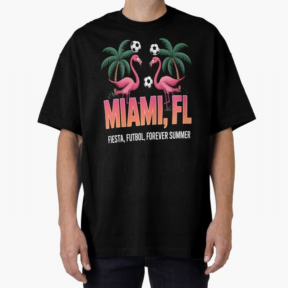 2026 soccer city - Miami FL - canada soccer - mexico soccer - north america soccer - 2026 soccer - world football 2026 - funny soccer shirt - patriotic soccer - sarcastic soccer Oversized T-Shirt Discover FIFA World Cup 2026 Spirit, Driven by
