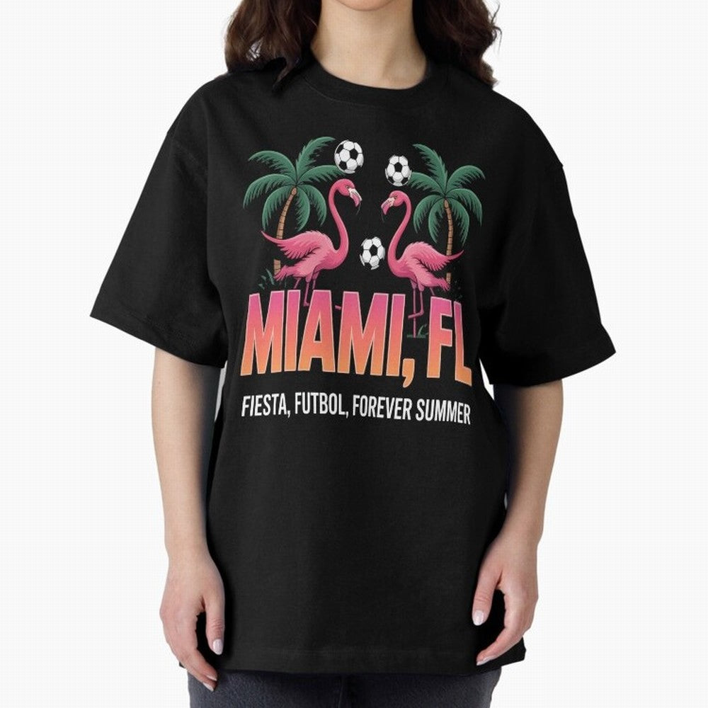 2026 soccer city - Miami FL - canada soccer - mexico soccer - north america soccer - 2026 soccer - world football 2026 - funny soccer shirt - patriotic soccer - sarcastic soccer Oversized T-Shirt Discover FIFA World Cup 2026 Spirit, Driven by
