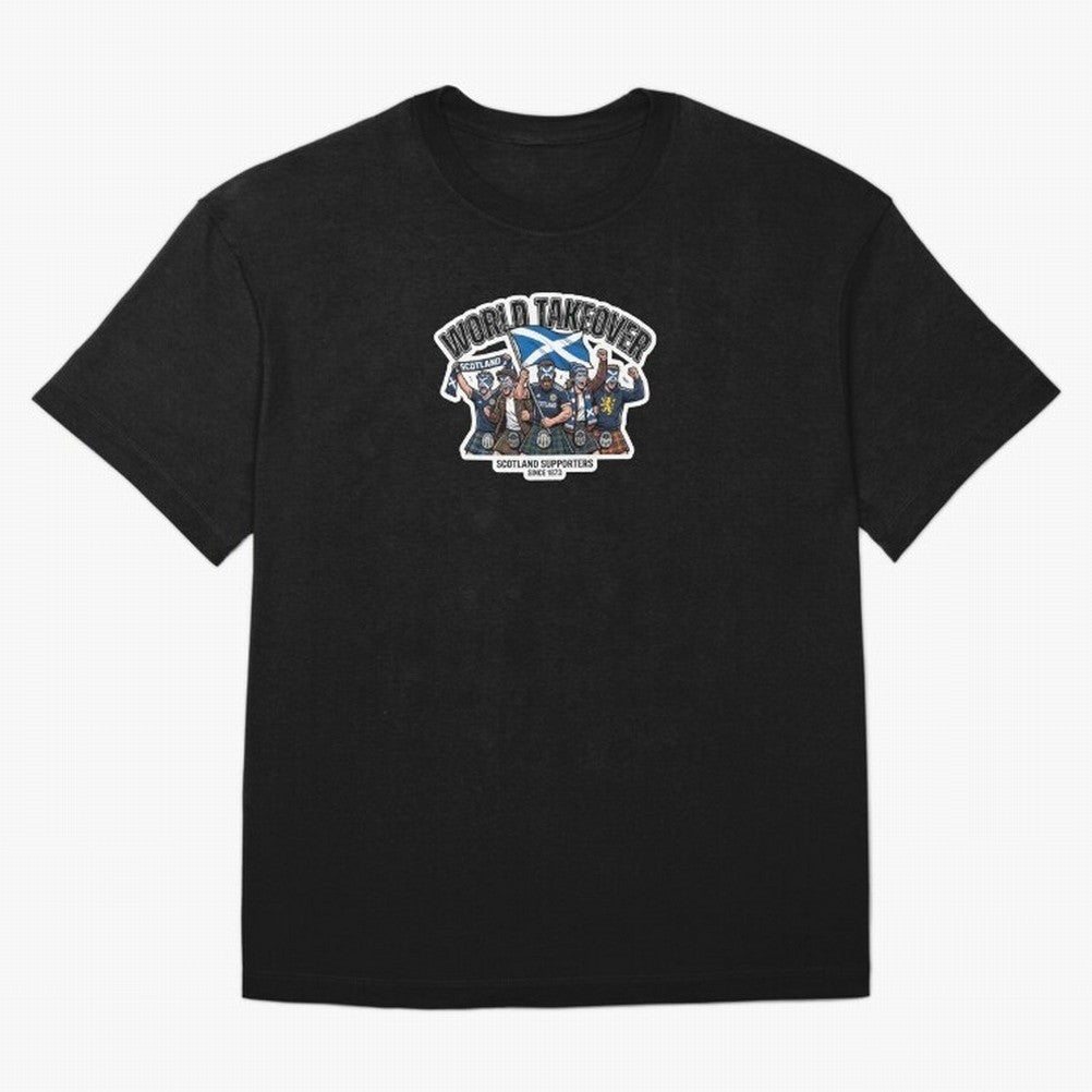 Scotland Soccer Fans Tartan Power Sticker 2026 Football Supporters Oversized T-Shirt Celebrate Fan Favorites in the FIFA World Cup 2026 Journey through Haaland and Mbappe Highlights, Portugal Pride, Game Day Rituals, Football Legends, Country Pride