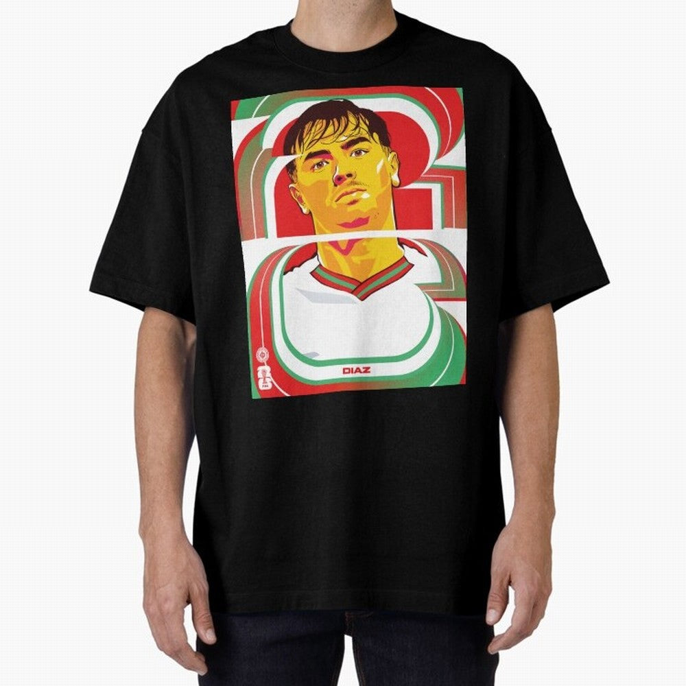 World Cup 2026 Soccer Celebration: United Football Fan Art Oversized T-Shirt Celebrate Rivalries and Pride in FIFA World Cup 2026 Group Stage Spirit, Filled with Netherlands, Haaland and Mbappe, Football History, Final Match Energy, Crowd Noise and