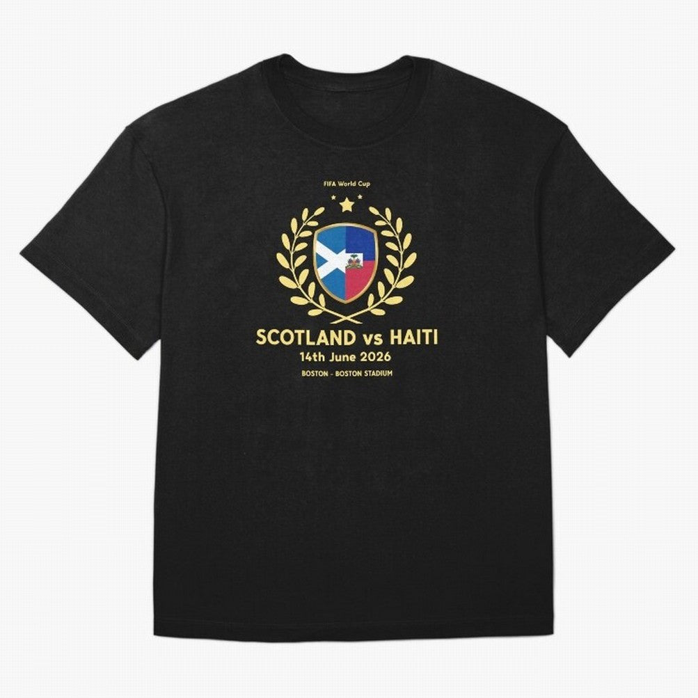 FIFA World Cup - Scotland v Haiti Oversized T-Shirt Carry the Colors and Pride of FIFA World Cup 2026 Group Stage Featuring Neymar, Argentina, France and Brazil Energy, Football Passion, Legendary Performances, Festival Vibes and Supporter