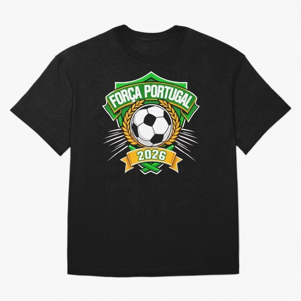 Portugal Fan Art for World Cup 2026 Oversized T-Shirt Remember Iconic Moments from FIFA World Cup 2026 Group Stage Spirit, Capturing France, Mbappe and Neymar, Soccer Culture, Superstar Moments, National Team Dreams and Competitive Fire; Great for