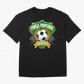 Portugal Fan Art for World Cup 2026 Oversized T-Shirt Remember Iconic Moments from FIFA World Cup 2026 Group Stage Spirit, Capturing France, Mbappe and Neymar, Soccer Culture, Superstar Moments, National Team Dreams and Competitive Fire; Great for