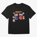 Group?D?¨C?World?Cup?2026?Flags Oversized T-Shirt Turn Up for the FIFA World Cup 2026 Journey through Cristiano Ronaldo Highlights, Germany Pride, Game Day Rituals, Football Legends, Country Pride and the Road to the Final; Ideal for Passionate
