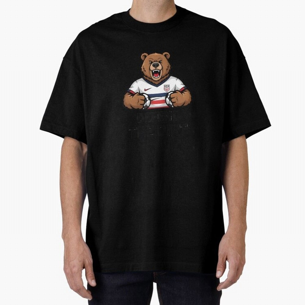 USA - World Cup 2026 Oversized T-Shirt Make Every Match About FIFA World Cup 2026 Group Stage Spirit, Inspired by Argentina, France and Brazil, Haaland and Mbappe, Supporter Pride, Iconic Celebrations, Legendary Names and Global Match Day Energy;