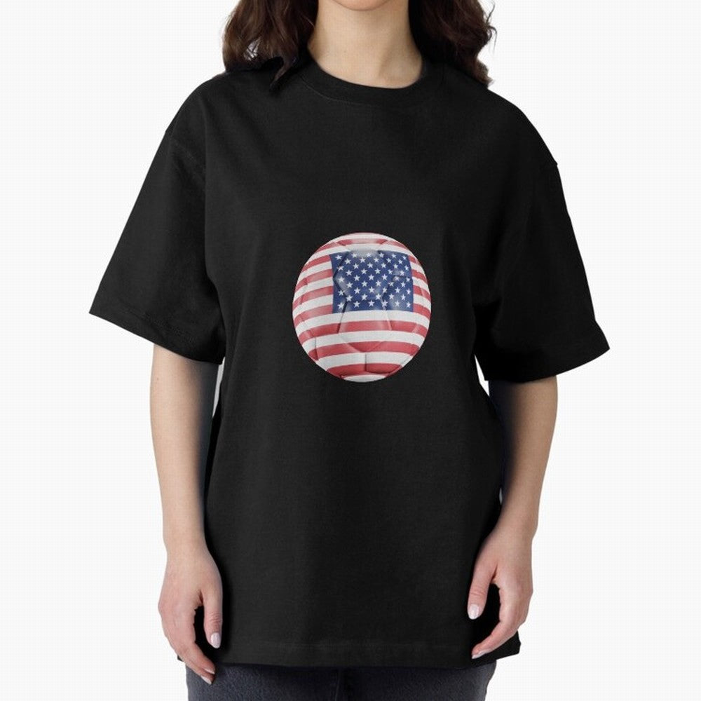 USA Soccer Oversized T-Shirt Bring Legendary Rivalry Energy to FIFA World Cup 2026 Inspired by CR7 and Messi, England, France and Netherlands Energy, Fan Favorite Moments, National Team Passion, Big Match Drama and Soccer History; Great for