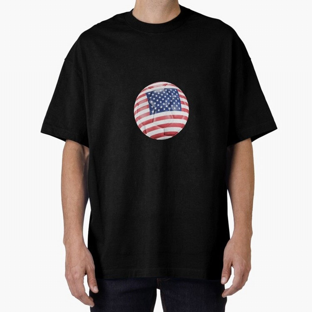USA Soccer Oversized T-Shirt Bring Legendary Rivalry Energy to FIFA World Cup 2026 Inspired by CR7 and Messi, England, France and Netherlands Energy, Fan Favorite Moments, National Team Passion, Big Match Drama and Soccer History; Great for