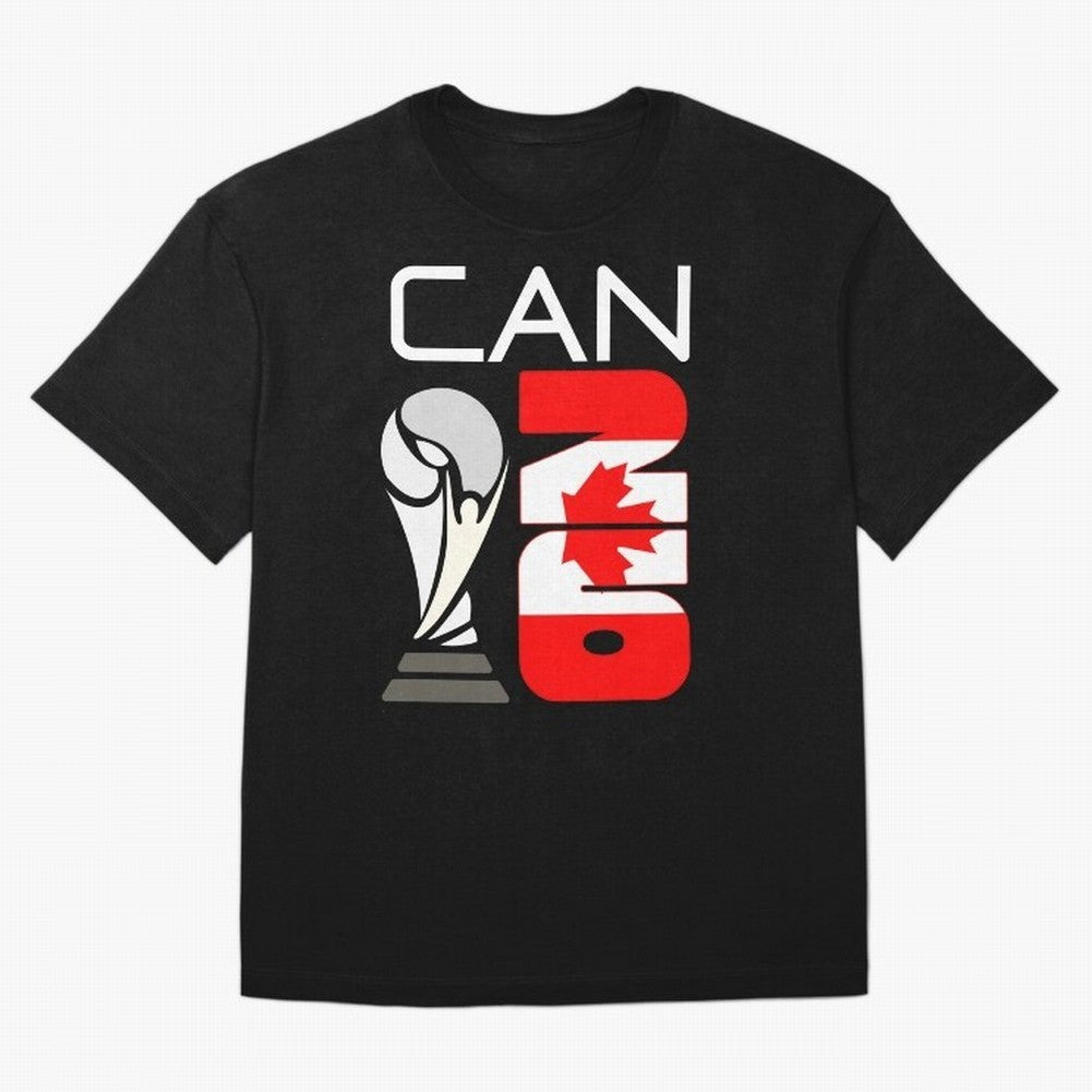 Canada 2026 Soccer World Cup Trophy Canadian Flag Design Oversized T-Shirt Support Iconic Players in FIFA World Cup 2026 Group Stage Made for Cristiano Ronaldo, Haaland and CR7, Germany Energy, Match Day Excitement, Supporter Culture, Golden Goals