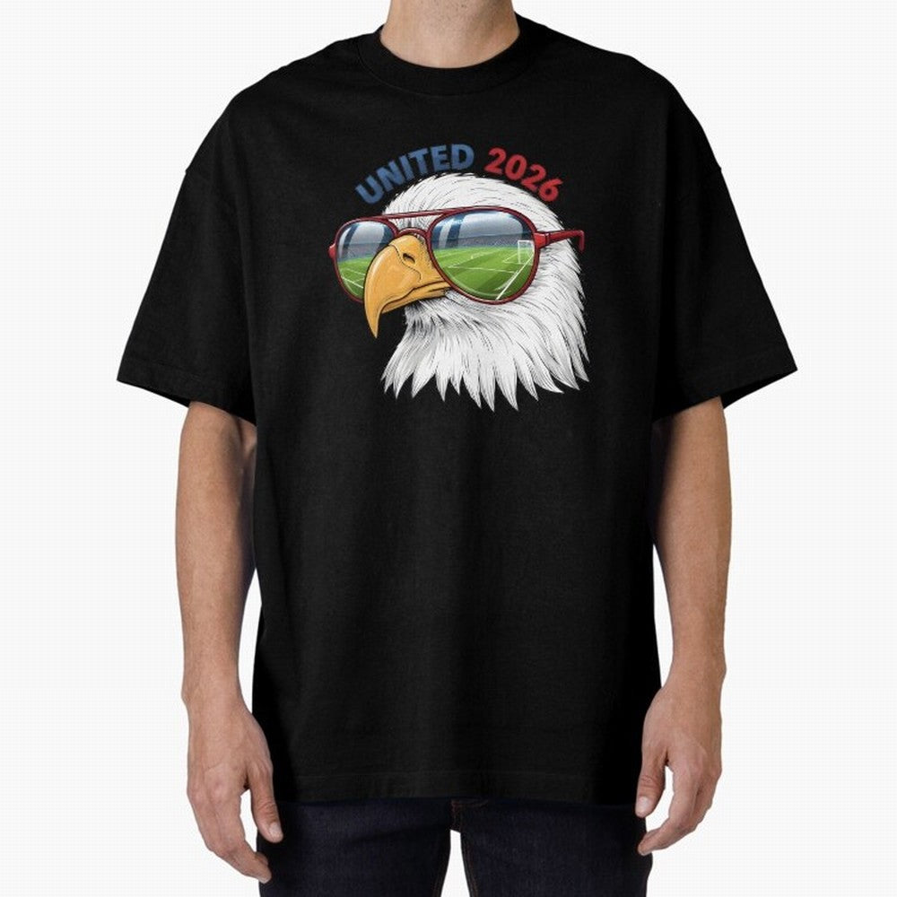 USA - World Cup 2026 Oversized T-Shirt Step into Match Day Hype around FIFA World Cup 2026, Cristiano Ronaldo, France and Portugal, Tournament Hype, Historic Matchups, Family Viewing Parties and Global Sports Pride; Made for Collectors Who Enjoy