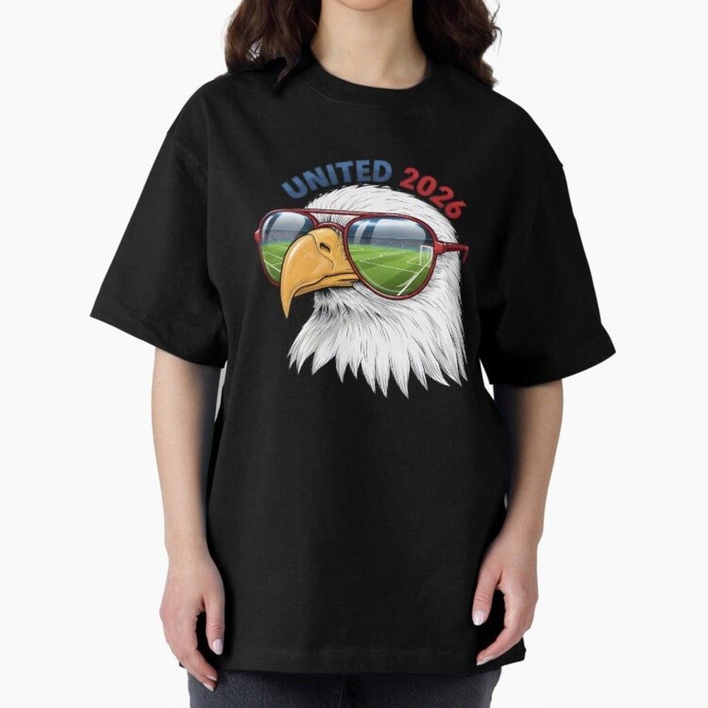 USA - World Cup 2026 Oversized T-Shirt Step into Match Day Hype around FIFA World Cup 2026, Cristiano Ronaldo, France and Portugal, Tournament Hype, Historic Matchups, Family Viewing Parties and Global Sports Pride; Made for Collectors Who Enjoy