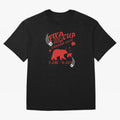 FIFA World Cup Canada 2026 Bear Maple Leaf - Football Canadian Design Oversized T-Shirt Feel the Roar of Match Day Hype around FIFA World Cup 2026 Group Stage, Mbappe and Neymar, Argentina and Brazil, Worldwide Fan Energy, Dramatic Goals, Stadium