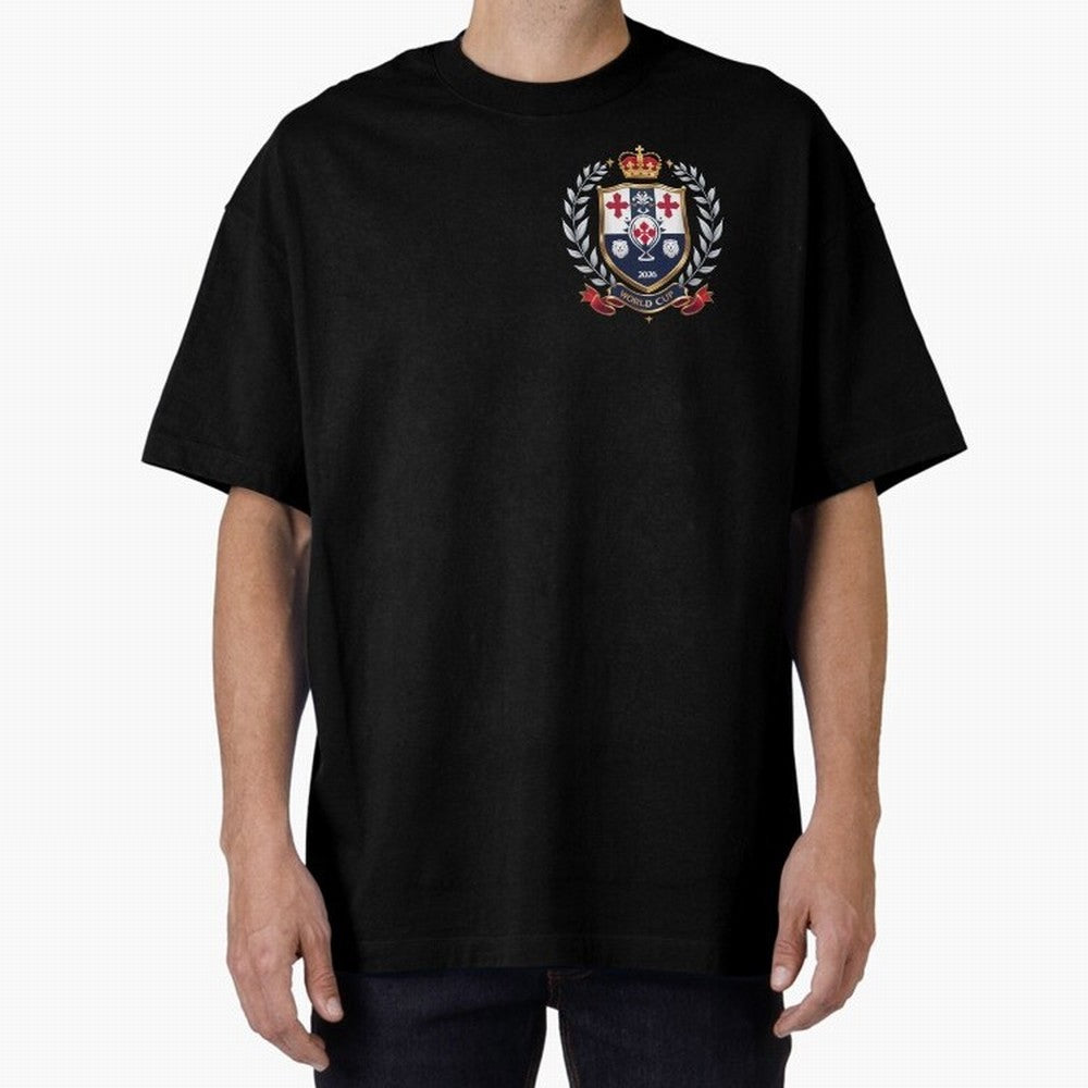 England World Cup 2026 Oversized T-Shirt Showcase FIFA World Cup 2026 USA Canada Mexico Spirit, Centered on Portugal, Spain and Germany, CR7 and Messi, Worldwide Fan Energy, Dramatic Goals, Stadium Lights and Championship Celebrations; Ideal for