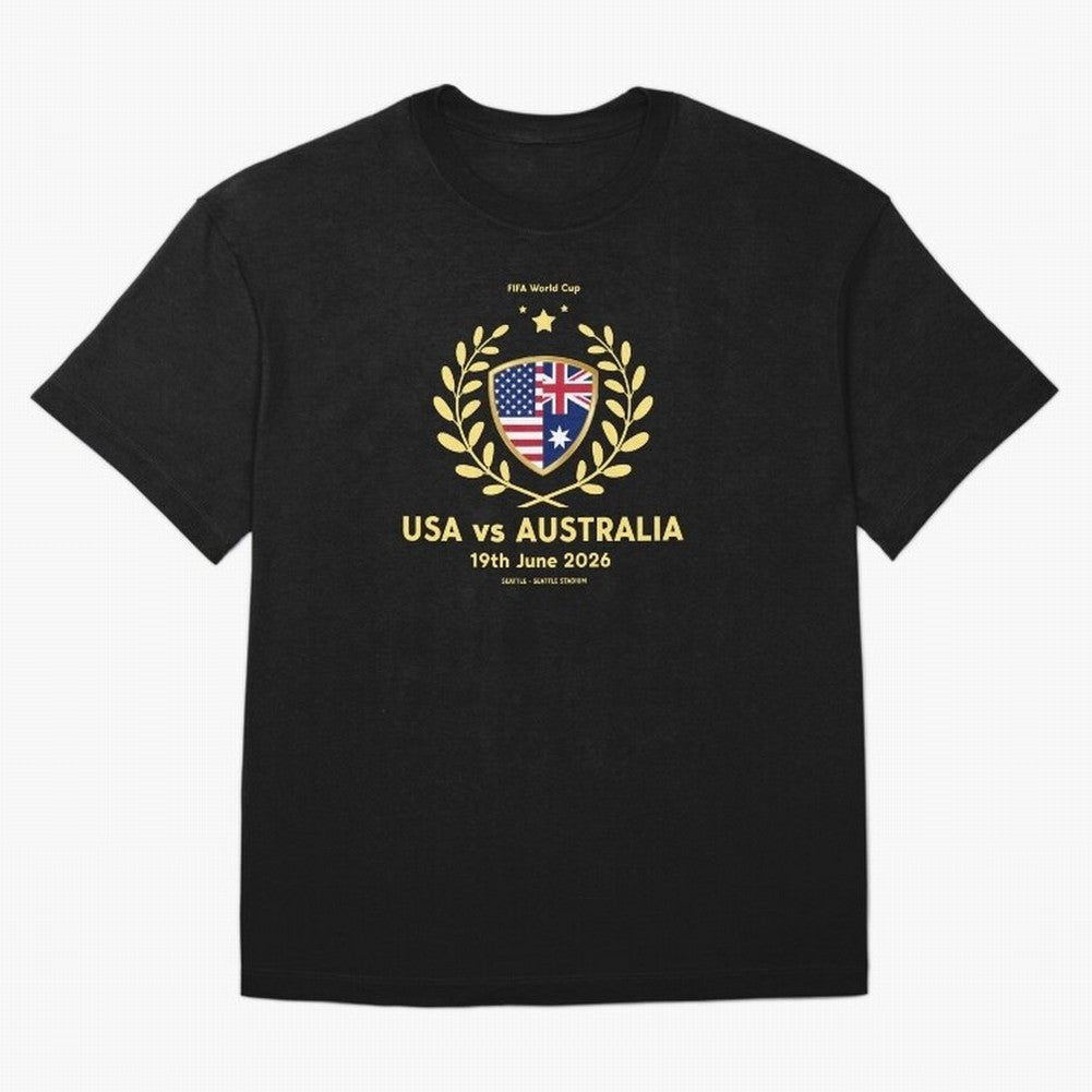 FIFA World Cup - USA v Australia Oversized T-Shirt Bring a Champion Mindset to FIFA World Cup 2026 Group Stage Made for Cristiano Ronaldo, England Energy, Classic Soccer Heritage, Championship Pressure, Fan Loyalty and International Pride; Built