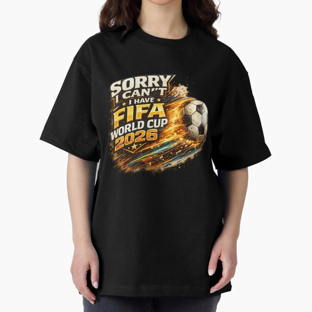 Soccer Addict Quote Design For Football Obsessed Fans Funny FIFA World Cup 2026 Oversized T-Shirt Back Your Heroes with FIFA World Cup 2026 USA Canada Mexico Spirit, Made for Portugal, Spain and Germany, Haaland and Mbappe, Stadium Chants, National