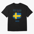 SWEDEN WORLD CUP 2026 Oversized T-Shirt Carry the Dream of Match Day Hype around FIFA World Cup 2026 USA Canada Mexico, Cristiano Ronaldo, Spain and Netherlands, Champion Mindset, Group Stage Buzz, Knockout Tension and Passionate Fan Culture; Ideal