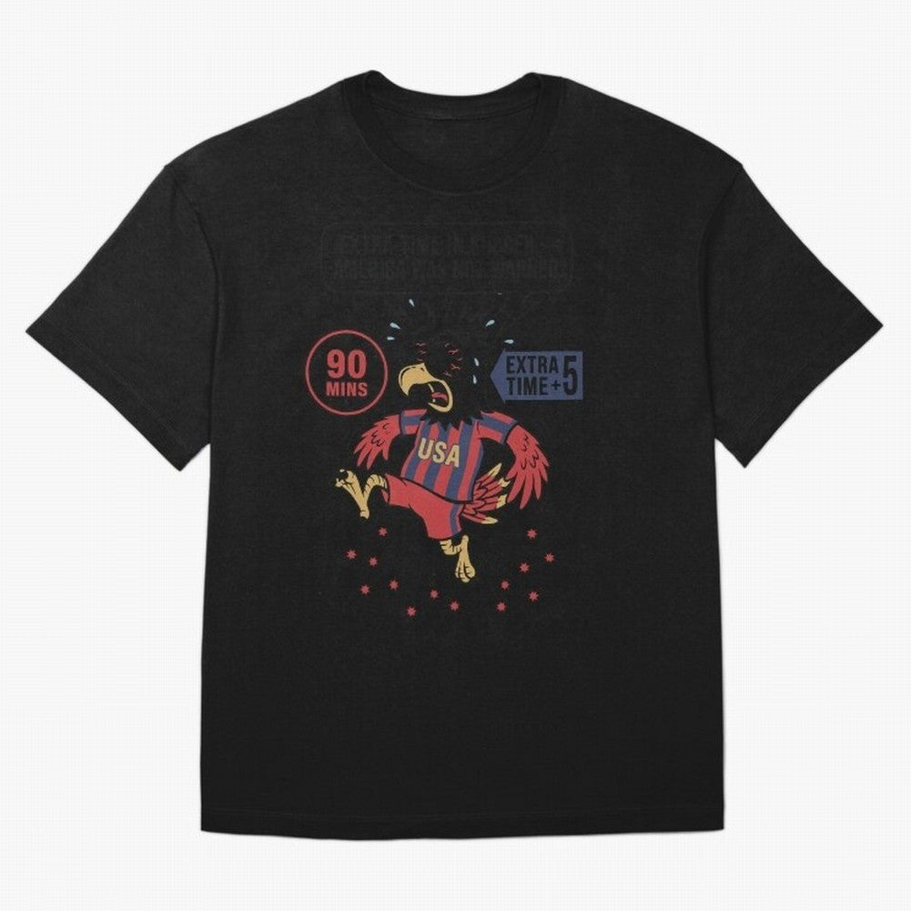 Extra Time ¡ª America Was Not Warned V1 Oversized T-Shirt Fuel the Hype around FIFA World Cup 2026 for Fans of Messi and Netherlands, Bringing Stadium Memories, Football Loyalty, International Chants and Championship Tradition; Ideal for Football