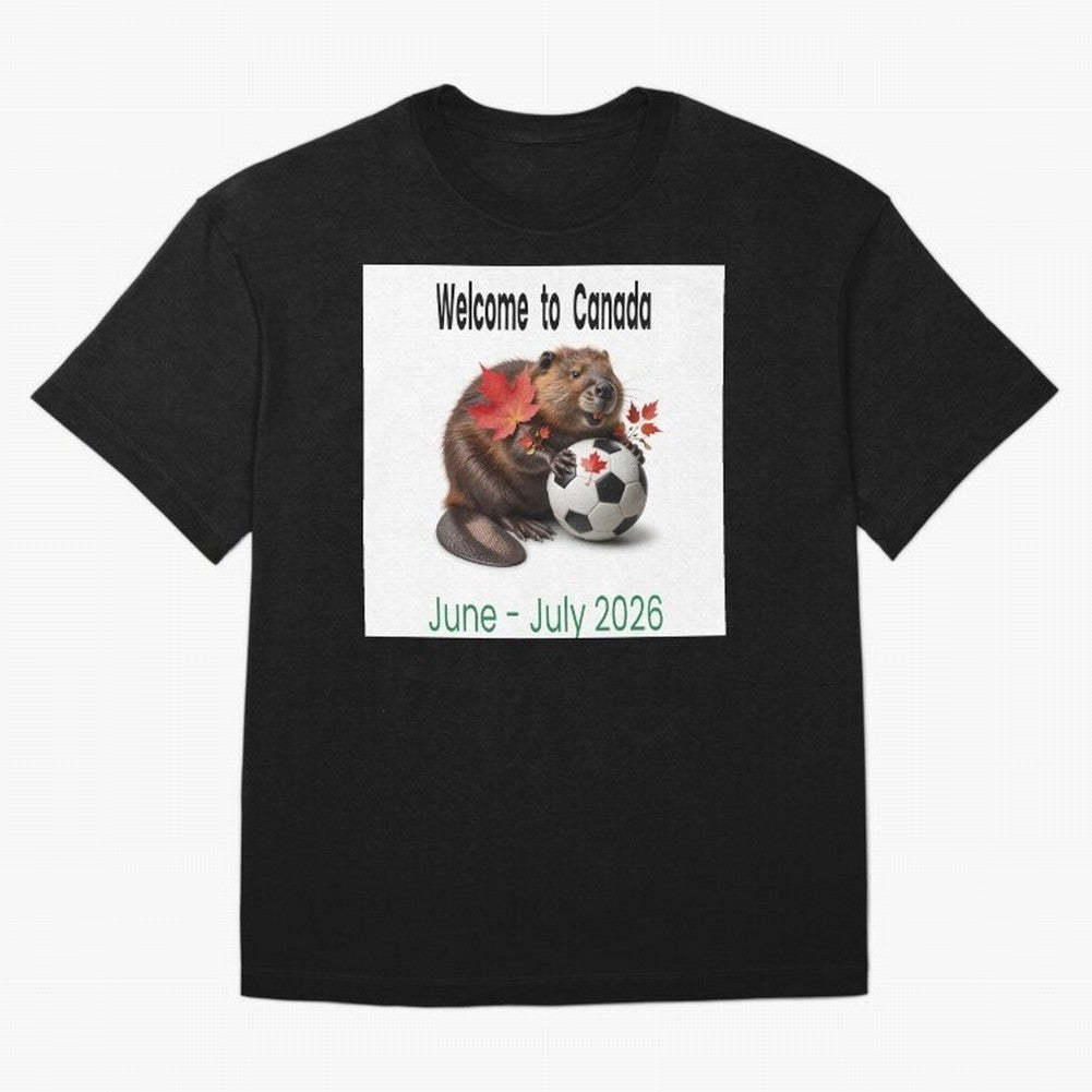 Welcome to Canada June July Soccer 2026 Oversized T-Shirt Turn Football Passion into Match Day Hype around FIFA World Cup 2026 Group Stage, Haaland, France, Soccer Culture, Superstar Moments, National Team Dreams and Competitive Fire; Great for
