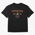 Netherlands ¡ª Vintage Soccer Tee Oversized T-Shirt Mark FIFA World Cup 2026 Spirit, Capturing England, France and Netherlands, Mbappe, Sports Nostalgia, International Competition, Famous Players and Unforgettable Victories; Great for Watch