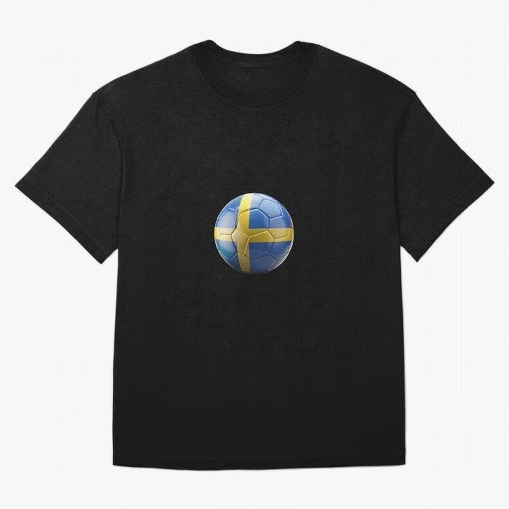 Sweden Football Oversized T-Shirt Celebrate National Team Dreams in the FIFA World Cup 2026 Journey through CR7 Highlights, Germany Pride, Supporter Pride, Iconic Celebrations, Legendary Names and Global Match Day Energy; Ideal for Football Dads,