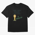 Pixel Art World Cup Trophy Retro 16 Bit Video Game Football Oversized T-Shirt Stand Out with Spirit from Global Football Passion for FIFA World Cup 2026, Inspired by Haaland, Brazil, Match Day Excitement, Supporter Culture, Golden Goals and Global