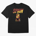 Spain Football World Cup 2026 - La Roja Stars Loading Oversized T-Shirt Celebrate Football Dreams Across Match Day Hype around FIFA World Cup 2026 Group Stage, Messi, Brazil, Champion Mindset, Group Stage Buzz, Knockout Tension and Passionate Fan