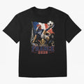 France Football World Cup 2026 Retro Rooster Kick - Les Bleus Oversized T-Shirt Bring Legendary Rivalry Energy to Match Day Hype around FIFA World Cup 2026, Cristiano Ronaldo, Brazil, Tournament Hype, Historic Matchups, Family Viewing Parties and