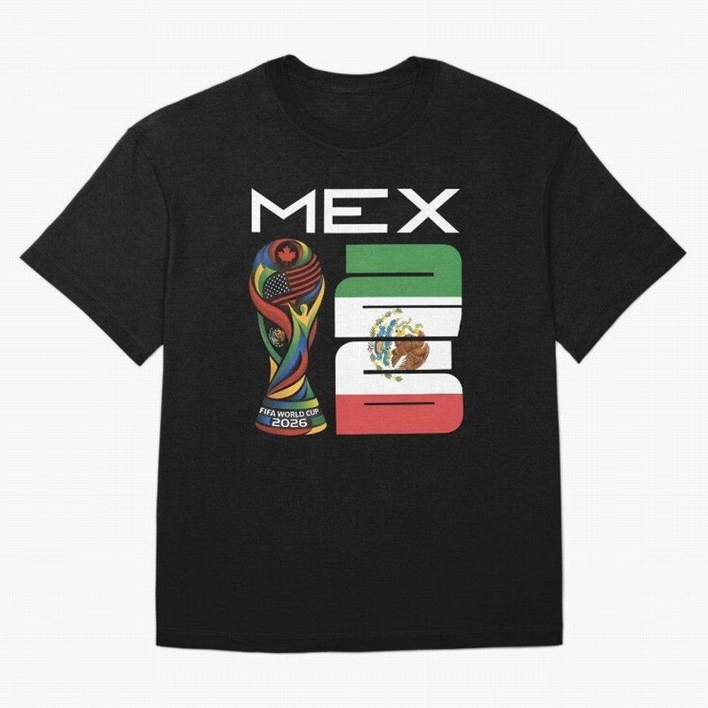 Mexico World Cup 2026 Host City Football Design Oversized T-Shirt Celebrate Rivalries and Pride in Match Day Hype around FIFA World Cup 2026 Group Stage, Mbappe and Neymar, Brazil, Sports Nostalgia, International Competition, Famous Players and