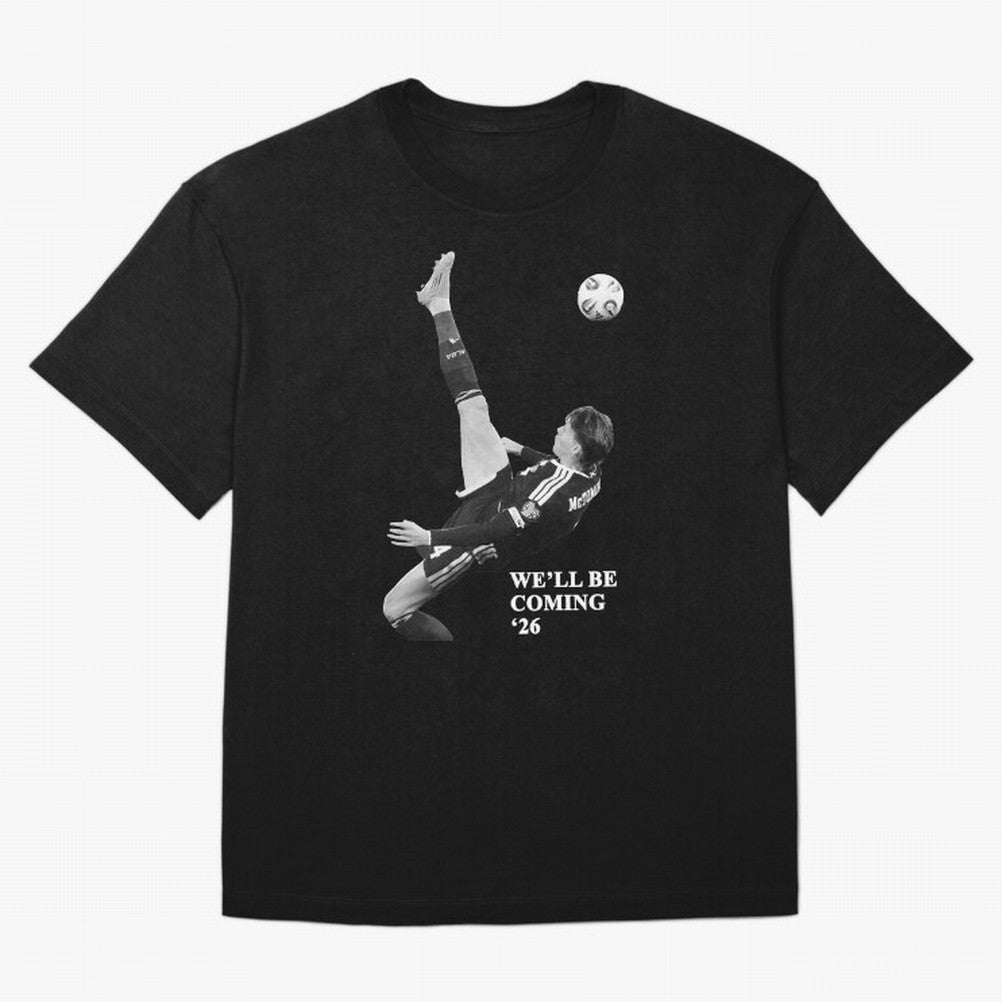 Scotland We'll Be Coming 26 WC Oversized T-Shirt Keep the Legacy of FIFA World Cup 2026 Group Stage Made for Mbappe, Argentina Energy, Worldwide Fan Energy, Dramatic Goals, Stadium Lights and Championship Celebrations; Built for Supporters Chasing