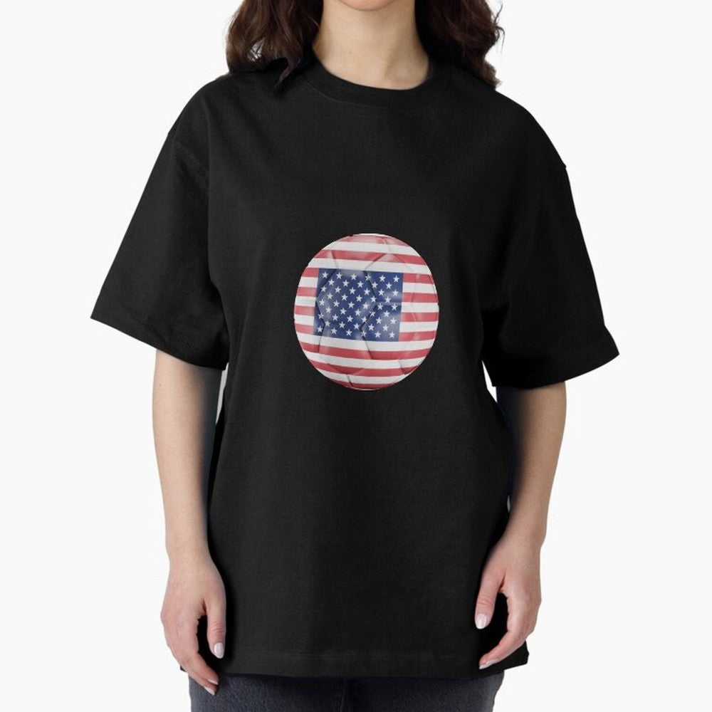 United States Soccer Oversized T-Shirt Show Passion for the Stars of FIFA World Cup 2026 Spirit, Connected to England and Germany, CR7 and Messi, Fan Favorite Moments, National Team Passion, Big Match Drama and Soccer History; Created for Match Day