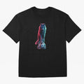 Neon Alpha Wolf with Soccer Ball | Futuristic Sports Fantasy Art Oversized T-Shirt Celebrate Golden Goal Energy in Match Day Hype around FIFA World Cup 2026 USA Canada Mexico, Messi, England, France and Netherlands, Football History, Final Match