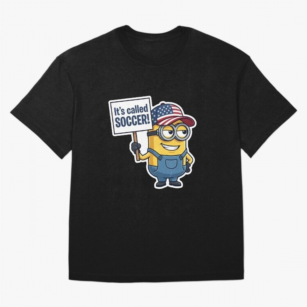 It's Called Soccer! - Funny US Football Meme (Soccer v Football) v1 Oversized T-Shirt Bring World Football Passion into FIFA World Cup 2026 Filled with Haaland, Argentina, France and Brazil Energy, Stadium Chants, National Pride, Trophy Dreams and