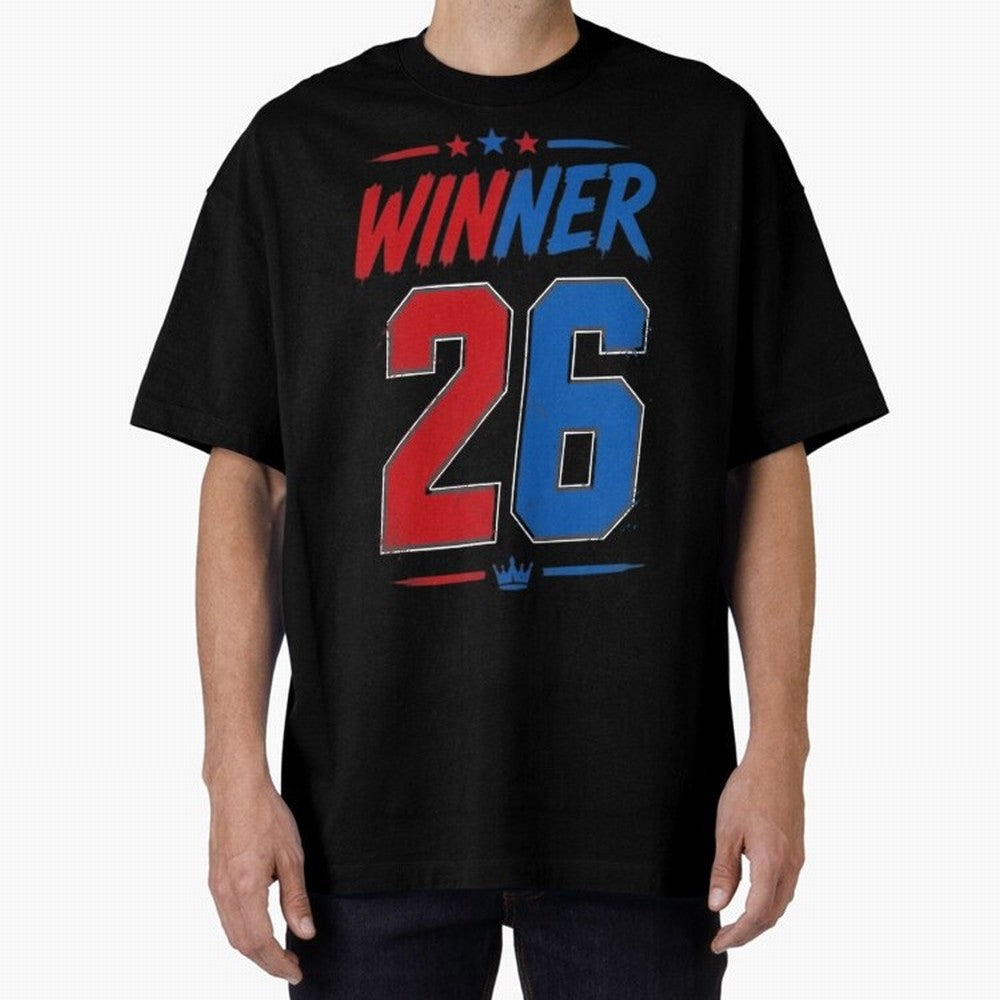 Copy of Dream Champions 2026 Football Streetwear Design | Trophy Graphic Tee Oversized T-Shirt Refresh Global Football Passion for FIFA World Cup 2026, Highlighting CR7 and Messi, Netherlands, Champion Mindset, Group Stage Buzz, Knockout Tension