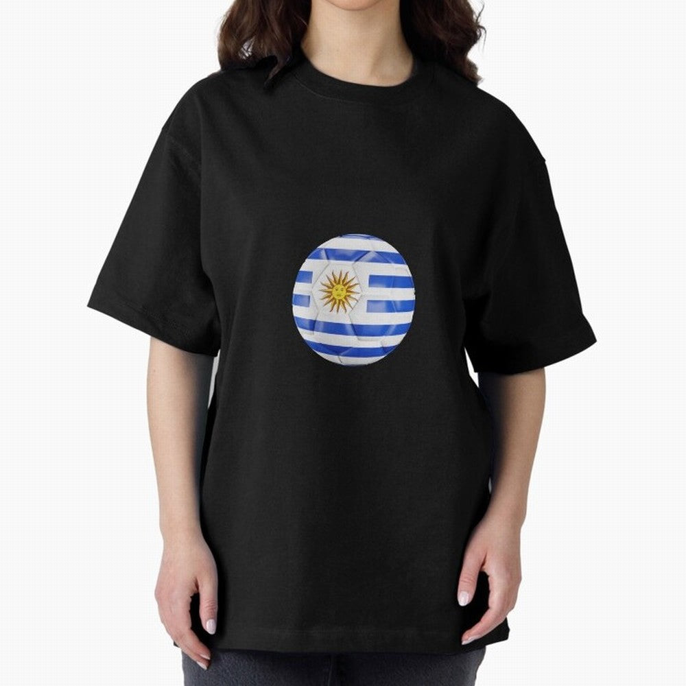 Uruguay Football Oversized T-Shirt Discover FIFA World Cup 2026 Centered on Neymar, Brazil Energy, Match Day Excitement, Supporter Culture, Golden Goals and Global Football Passion; Perfect for Supporters Who Want Bold Football Energy, Global Pride